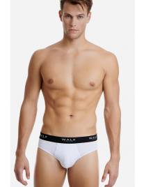 WALK ΑΝΔΡΙΚΟ ΒΑΜΒΑΚΕΡΟ ΣΛΙΠ 2ΤΕΜ W1769 0102 ΛΕΥΚΟ-ΜΑΥΡΟ