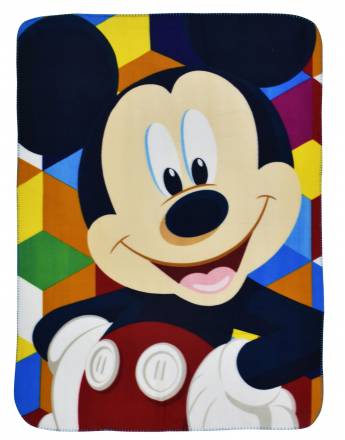 DISNEY MICKEY MOUSE ΠΑΙΔΙΚΗ ΚΟΥΒΕΡΤΑ AΓΟΡΙ FLEECE HAPPY 100% POL 100X140cm D07206WR