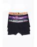PAUL KENZIE MIAMI ΑΝΔΡΙΚΟ SET 3 x BOXER SS-2022 ΜΑΥΡΟ