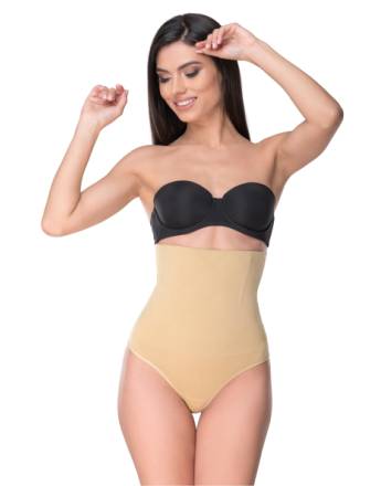 ZETA CURVES ZIZEL Στρίνγκ κορσές κοιλιάς Μπεζ