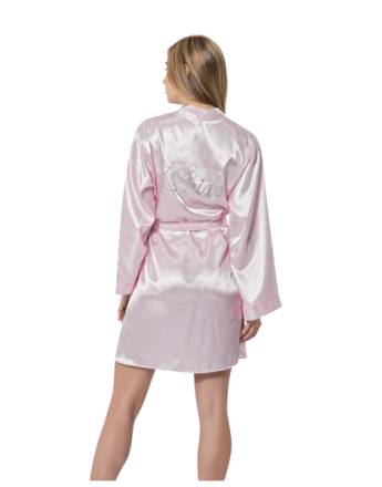 MOONGIRL ΡΟΜΠΑ ΣΑΤΕΝ BRIDE STRASS MG1153 ΡΟΖ