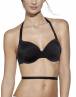 SELENE Σουτιέν Πολυμορφικό με μπανέλα και επένδυση, Cup B - NERO