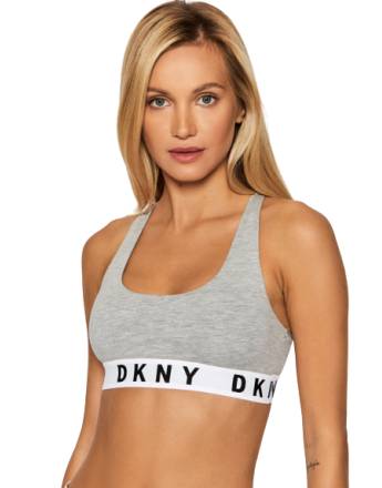 DKNY Γυναικείο Μπουστάκι Racerback Cozy Boyfriend DK4519-ΓΚΡΙ