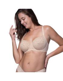 DORINA ΣΟΥΤΙΕΝ ROSA ΧΩΡΙΣ ΕΝΙΣΧΥΣΗ ΜΕ ΔΑΝΤΕΛΑ ΚΑΙ ΜΠΑΝΕΛΑ FULL CUP D-F, D001652LA084