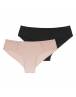 DORINA Γυναικείο Slip Rue Cheekey Hipster - Set 2TEM D001414LA070-2X0181 Ροζ - Μαύρο