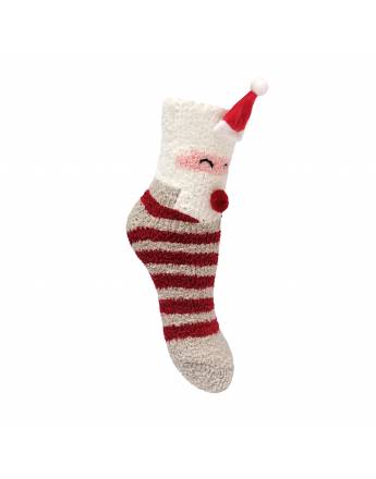 WALK ΓΥΝΑΙΚΕΙΕΣ-ΠΑΙΔΙΚΕΣ ΧΝΟΥΔΩΤΕΣ ΚΑΛΤΣΕΣ X-MAS ΜΕ ΣΧΕΔΙΟ & ΑΝΤΙΟΛΙΣΘΗΤΙΚΟ ΠΑΤΟ CHR-22 KOKKINO-ΜΠΕΖ