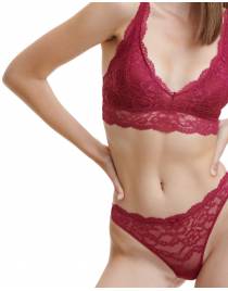 WALK ΓΥΝΑΙΚΕΙΟ SLIP BRAZILIAN ΜΕ ΔΑΝΤΕΛΑ W2042 ΓΚΡΕΝΑ 27