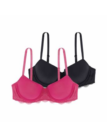 DORINA ESTELLE ΣΟΥΤΙΕΝ ΜΕ ΕΛΑΦΡΑ ΕΝΙΣΧΥΣΗ CUP B 2TEM. D001818MI033-2X0253 Pink/Black