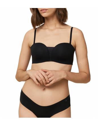 TRIUMPH FLEX SMART DP EX ΣΟΥΤΙΕΝ STRAPLESS ΧΩΡΙΣ ΜΠΑΝΕΛΑ ΜΕ ΕΛΑΦΡΑ ΕΝΙΣΧΥΣΗ ΜΑΥΡΟ 10214443-0004