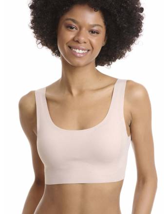 WALK Γυναικείο Bralette laser cut Μπεζ Ανοικτό w2270