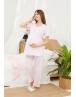 ΠΙΤΖΑΜΑ ΕΓΚΥΜΟΣΥΝΗΣ ΜΕ ΡΟΜΠΑ PIJAMOOD BABY PINK Sexen PJ2112