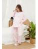 ΠΙΤΖΑΜΑ ΕΓΚΥΜΟΣΥΝΗΣ ΜΕ ΡΟΜΠΑ PIJAMOOD BABY PINK Sexen PJ2112
