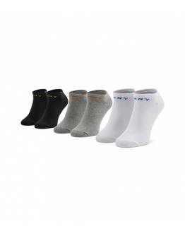 DKNY Men's Ankle Socks Broadway - 3 Pairs S5-6206-3PKA Μαύρο-Γκρι-Λευκό