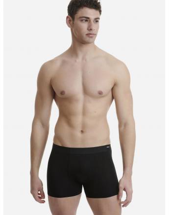 WALK ΑΝΤΡΙΚΟ ΜΠΟΞΕΡ SKINNY FIT BAMBOO W1771 ΜΑΥΡΟ