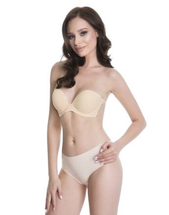 JULIMEX ΣΟΥΤΙΕΝ WINGS BRA CUP B-C-D ΜΕ ΑΥΤΟΚΟΛΗΤΗ ΠΛΑΤΗ ΔΙΑΦΑΝΗ ΜΠΕΖ