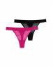 DORINA ΓΥΝΑΙΚΕΙΟ SLIP KOA-2PP(2 TEM) STRING FXST0003ME021-2X0310 PINK/BLACK