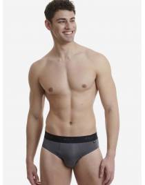 Walk Ανδρικό Σλιπ από bamboo Γκρι σκούρο W1775_10