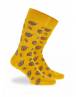 WALK Βαμβακερές κάλτσες με σχέδιο γαλοπούλες Κίτρινο σκούρο W1064-26_33