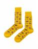 WALK Βαμβακερές κάλτσες με σχέδιο γαλοπούλες Κίτρινο σκούρο W1064-26_33