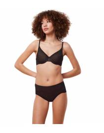 TRIUMPH Signature Sheer WHP EX Γυναικείο Σουτιέν σε Cup C-D με μπανέλα και ελαφρά ενίσχυση Μαυρο 10215948-0004