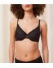 TRIUMPH Signature Sheer WHP EX Γυναικείο Σουτιέν σε Cup C-D με μπανέλα και ελαφρά ενίσχυση Μαυρο 10215948-0004