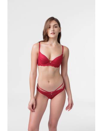 DORINA ESME PUSH Γυναικείο Σουτιέν με μπανέλα και ενίσχυση FXPG0012LA098-RD0044 Κόκκινο