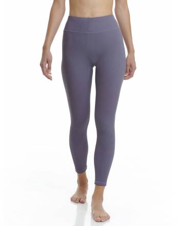 WALK Αθλητικό seamless rib κολάν Μωβ W921_55 W921_55