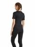 BLackspade Unisex Ισοθερμική Φανέλα με λαιμό V, με Κοντό Μανίκι Μαύρο-Λευκό1263