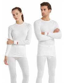 BLackspade Unisex Ισοθερμική Φανέλα , με Μακρύ Μανίκι Μαύρο - Λευκό 9259