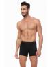MINERVA Mengear Basic Ανδρικό Βαμβακερό Regular Boxer με Εξωτερικό Λάστιχο 2τμχ 90-20511 Λευκό-Μαύρο 95%ΒΑΜΒΑΚΙ-5%ΕΛΑΣΤΑΝ