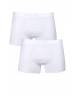 MINERVA Mengear Basic Ανδρικό Βαμβακερό Regular Boxer με Εξωτερικό Λάστιχο 2τμχ 90-20511 Λευκό-Μαύρο 95%ΒΑΜΒΑΚΙ-5%ΕΛΑΣΤΑΝ