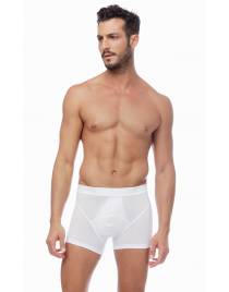 MINERVA Mengear Basic Ανδρικό Βαμβακερό Regular Boxer με Εξωτερικό Λάστιχο 2τμχ 90-20511 Λευκό 95%ΒΑΜΒΑΚΙ-5%ΕΛΑΣΤΑΝ