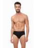MINERVA Mengear Basic Ανδρικό Mini Brief Βαμβακερό Σλιπ με Εξωτερικό Λάστιχο 2 τμχ 90-20521 95%ΒΑΜΒΑΚΙ-5%ΕΛΑΣΤΑΝ Λευκό-Μαύρο