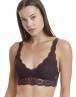 WALK Bralette από δαντέλα Μελιτζανί W2240_39