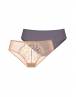 DORINA SLIP MELANIE-2PP CHEEKY HIPSTER FXCH0013LA129-2X0378 BEIGE/GREY