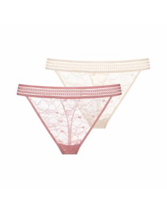 DORINA ANIKA ΓΥΝΑΙΚΕΙΟ ΣΛΙΠ STRING 2TEM. FXST0008LA141-2X0357 PINK/IVORY