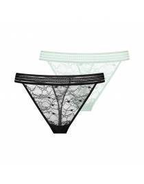 DORINA ANIKA ΓΥΝΑΙΚΕΙΟ ΣΛΙΠ STRING 2TEM FXST0008LA141-2X0379 Black/Green
