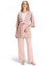 Feyza Set Πιτζάμα Εγκυμοσύνης με ρόμπα PASTEL LOVE HEARTS FZA5080 Ροζ