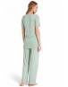 Feyza Set Πιτζάμα εγκυμοσύνης με ρόμπα FZA5077 Πράσινο