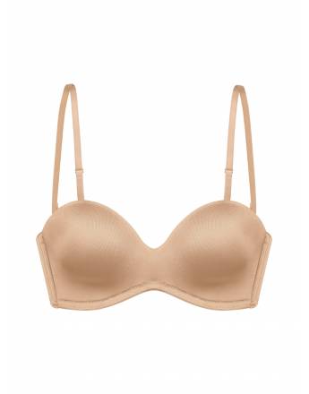 DORINA SUBLIME SCULPT Γυναικείο Σουτιέν Strapless χωρίς μπανέλα με ενίσχυση CUP B-D FXBA0004MI104-BE0001 Μπεζ