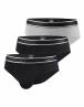 IMPETUS 3 PACK BRIEFS-SLIP COTTON STRETCH REF.: P030021 2 ΜΑΥΡΟ 1 ΓΚΡΙ ANOIXTO P01