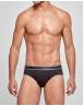 IMPETUS 3 PACK BRIEFS-SLIP COTTON STRETCH REF.: P030021 2 ΜΑΥΡΟ 1 ΓΚΡΙ ANOIXTO P01