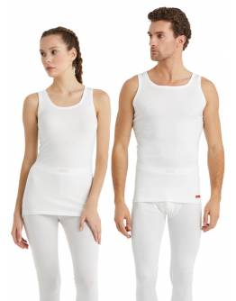 Blackspade Ισοθερμικό Unisex φανελάκι αμάνικο Singlet 9260 Λευκό-Μαύρο