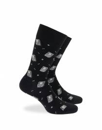 Walk Βαμβακερές κάλτσες με σχέδιο Game Boy Μαύρο W1064-32_02