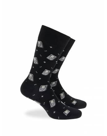 Walk Βαμβακερές κάλτσες με σχέδιο Game Boy Μαύρο W1064-32_02