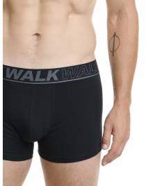 Walk Ανδρικό Βαμβακερό μπόξερ Μαύρο W1754_02