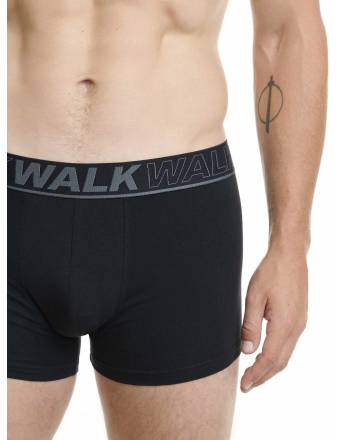 Walk Ανδρικό Βαμβακερό μπόξερ Μαύρο W1754_02