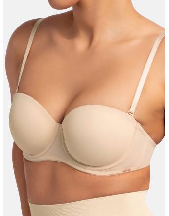 DORINA MICHELLE/SOLUTION ΓΥΝΑΙΚΕΙΟ ΣΟΥΤΙΕΝ ΠΟΛΥΜΟΦΡΙΚΟ 3/4 CUP Β-D-Ε | LIGHT PADDED | WITH WIRE FXBA0012MI121-BE0001 BEIGE