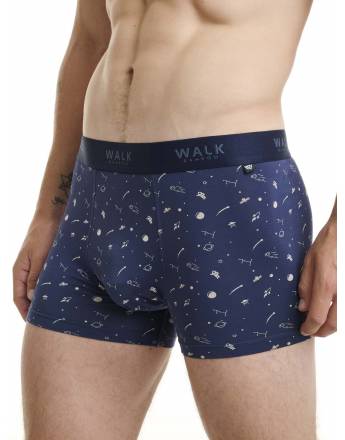 Walk Ανδρικό Μπόξερ με σχέδιο από bamboo Multicolor W1770-68_MULTI