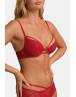 DORINA ADELINA PUSH UP PLUNGE Γυναικείο Σουτιέν Cup B ενισχυμένο με μπανέλα κόκκινο FXPG0023LA165-RD0035